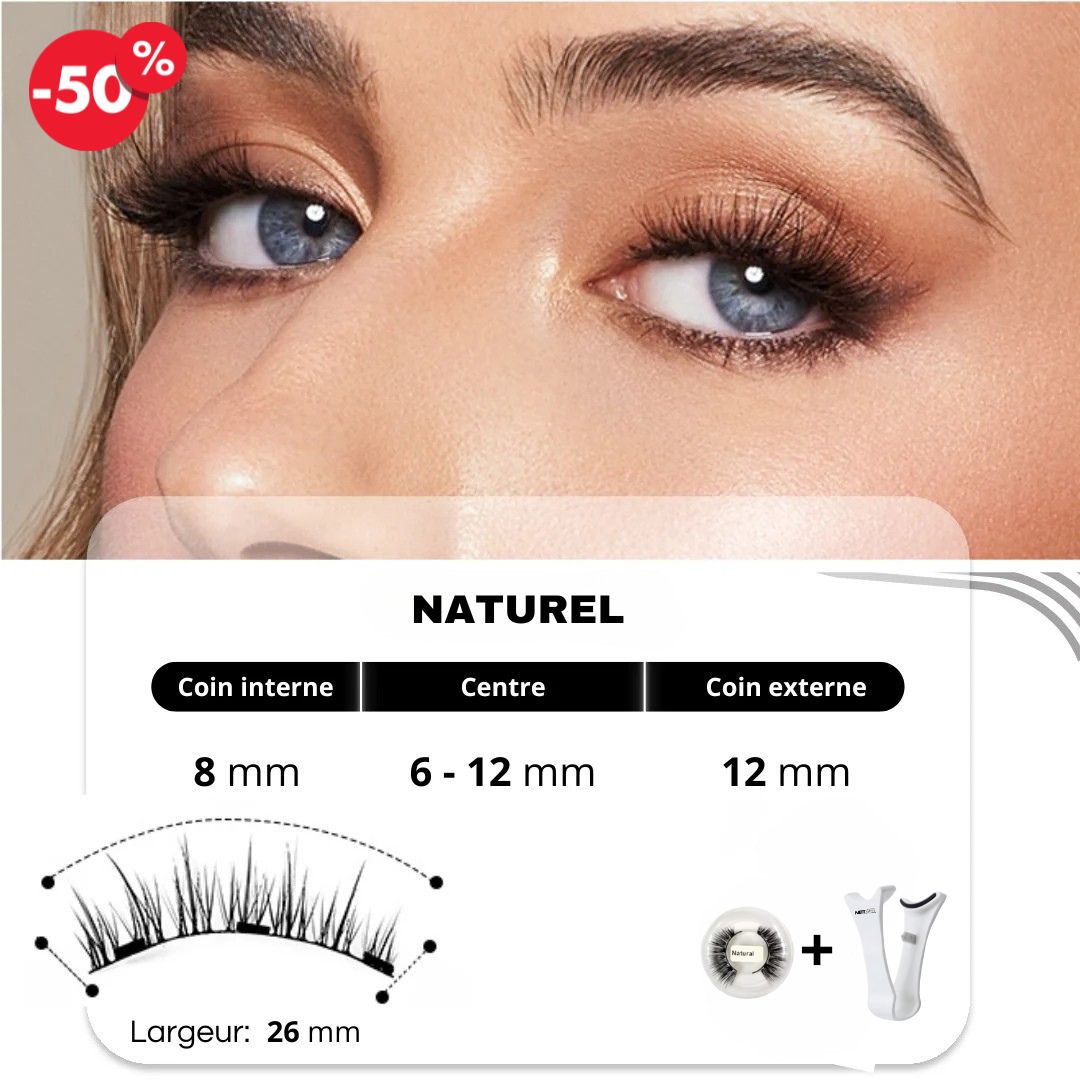 Cils magnétiques de qualité supérieure